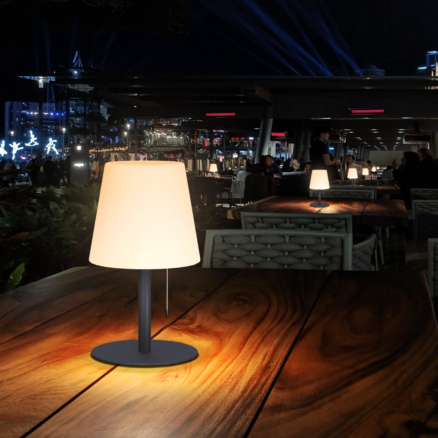 Outdoor Garden Rechargeable LED Cordless Table Lamp