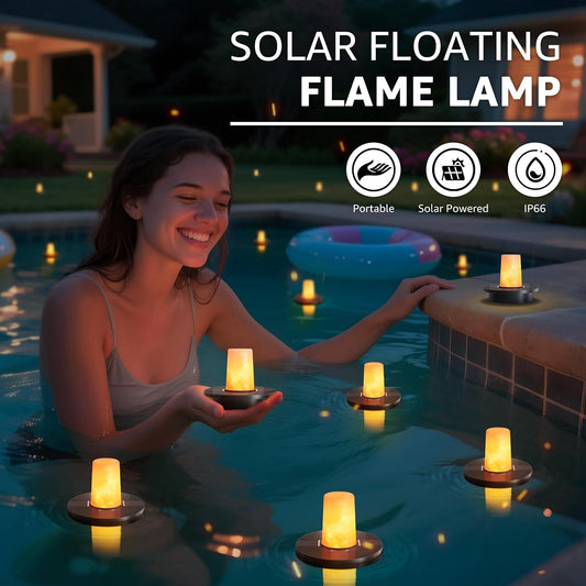 5-PACK Solar Floating Pool Lights