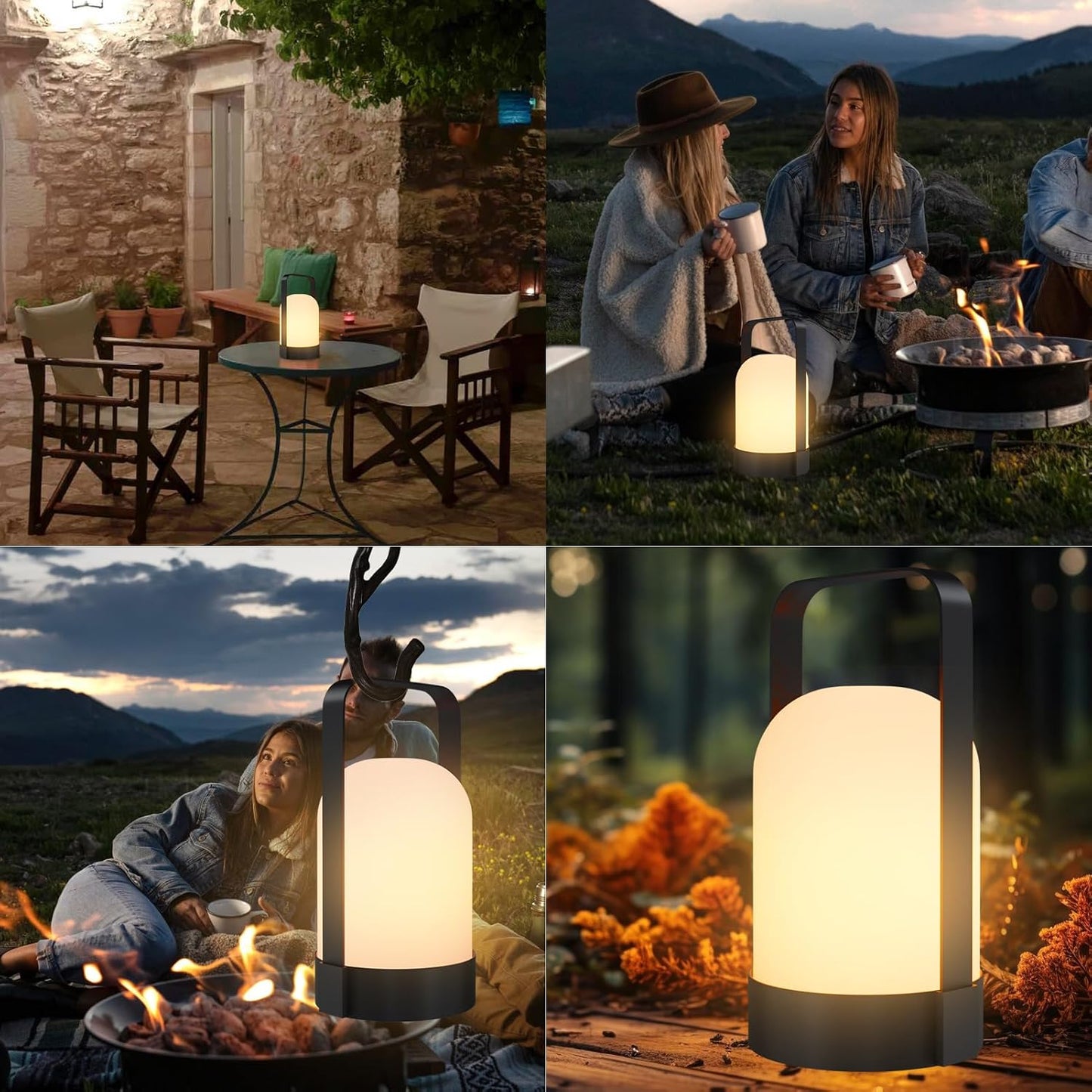 Wireless Dimmable LED Table Lamp with handle