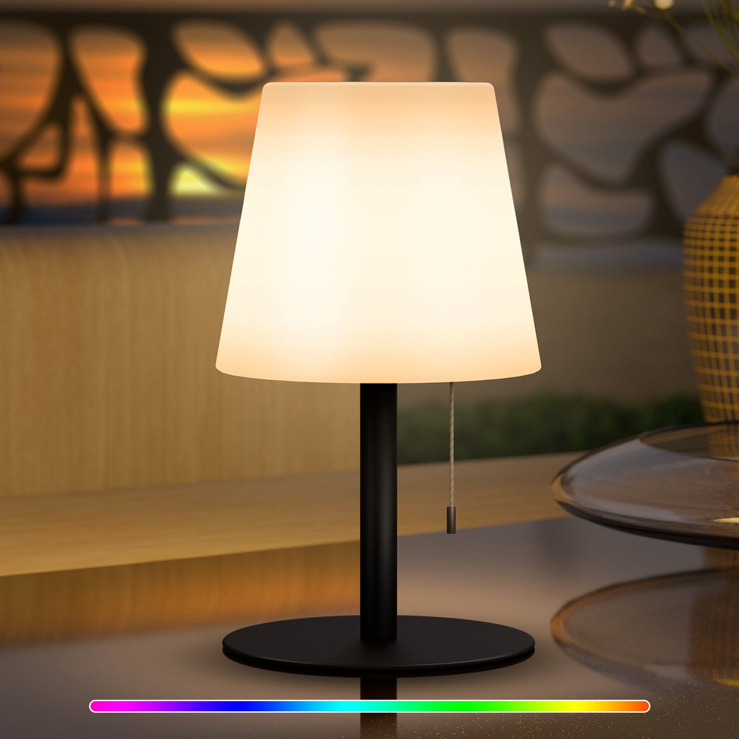 Outdoor Garden Rechargeable LED Cordless Table Lamp