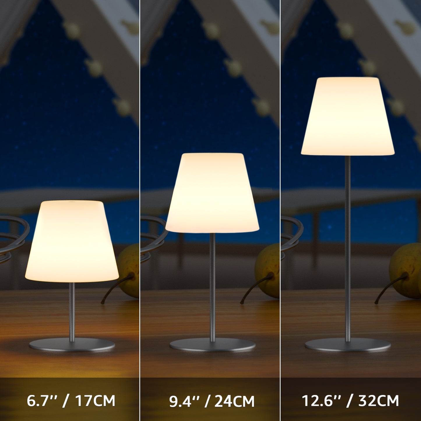 Portable Waterproof LED Touch Table Lamp