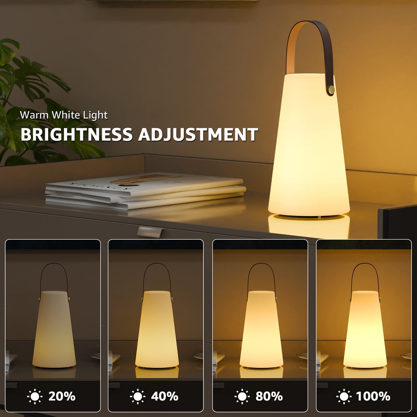 Outdoor&Indoor Portable LED Lantern with strap