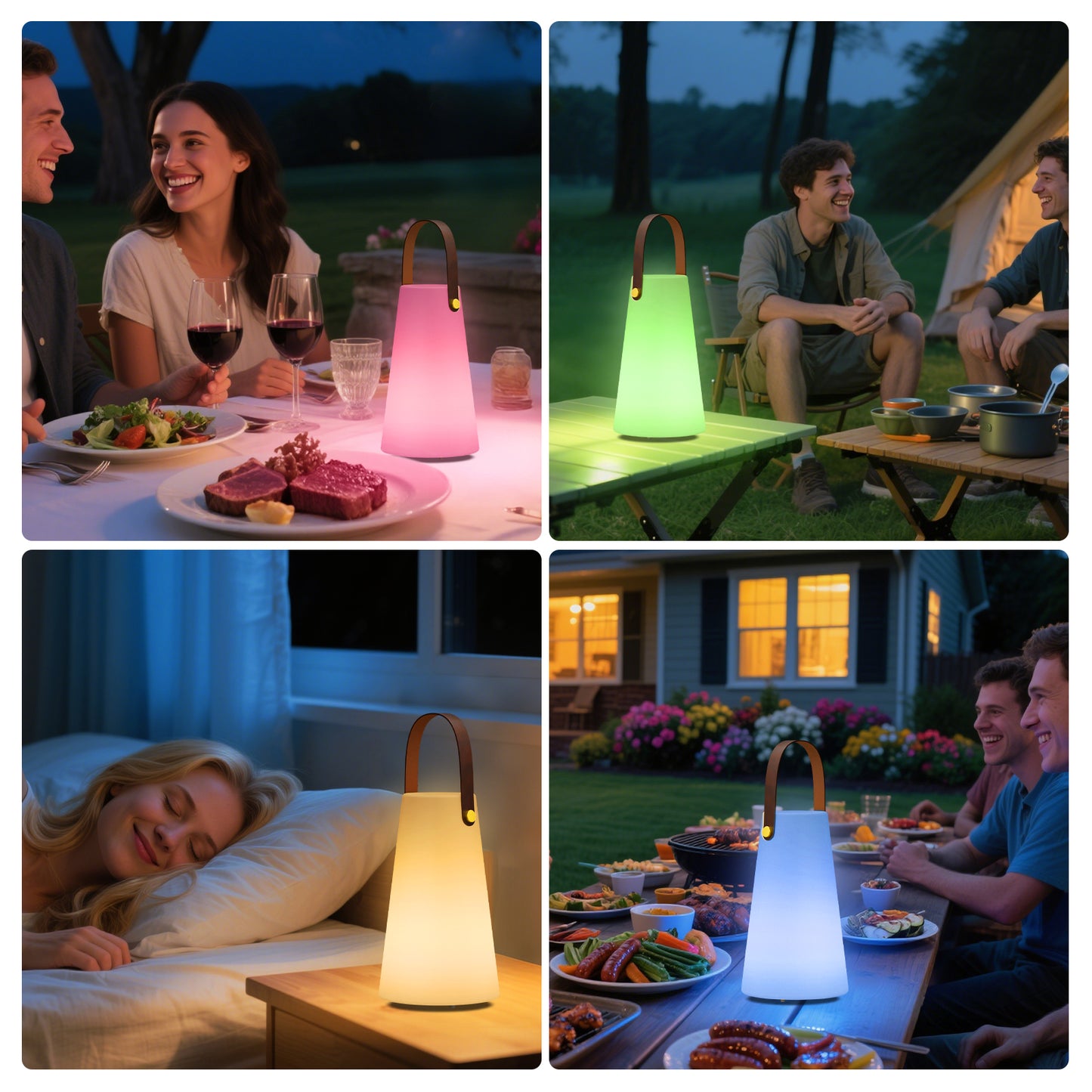 Outdoor&Indoor Portable LED Lantern with strap