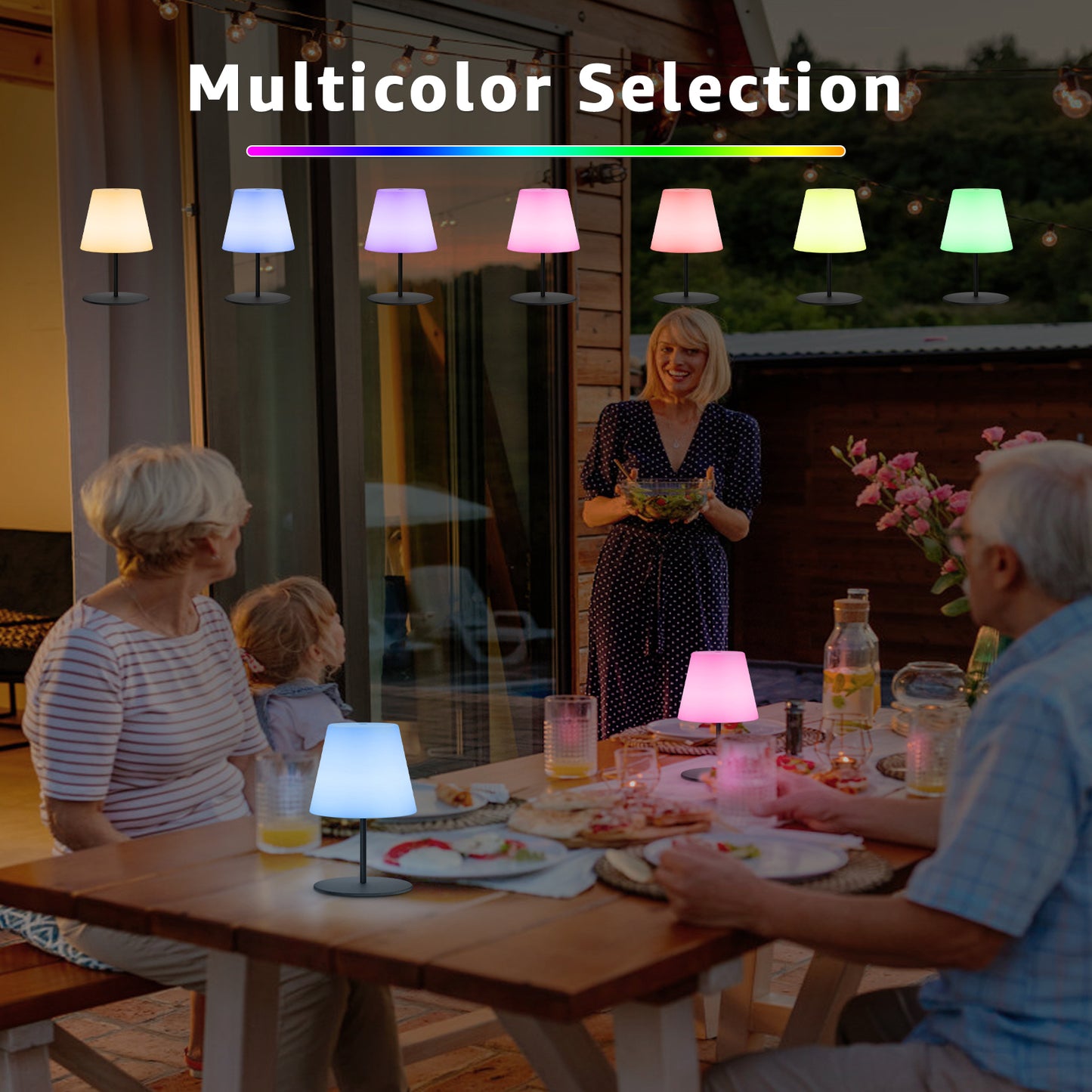 Portable Waterproof LED Touch Table Lamp