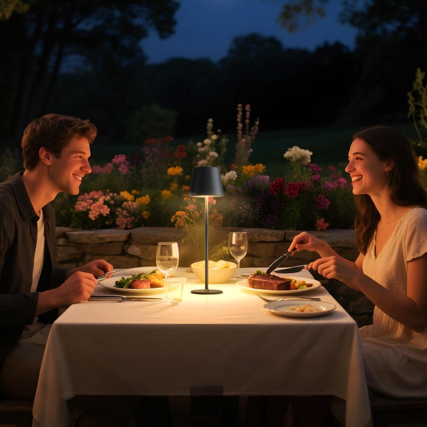 Outdoor&Indoor USB Rechargeable LED Touch Table Lamp