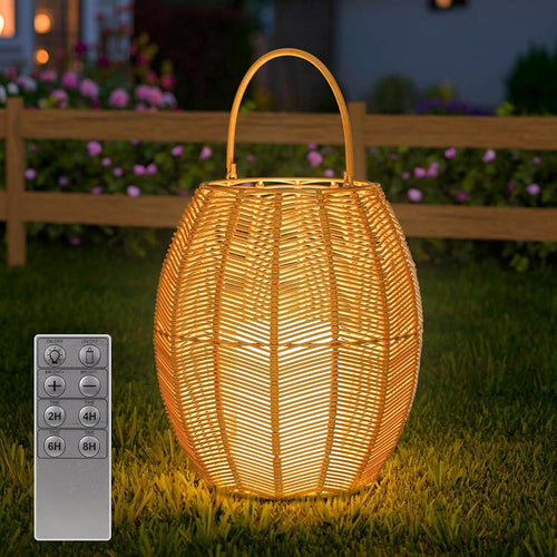 388. Rattan Portable Lamp