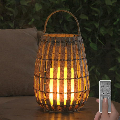 389. Rattan Portable Lamp