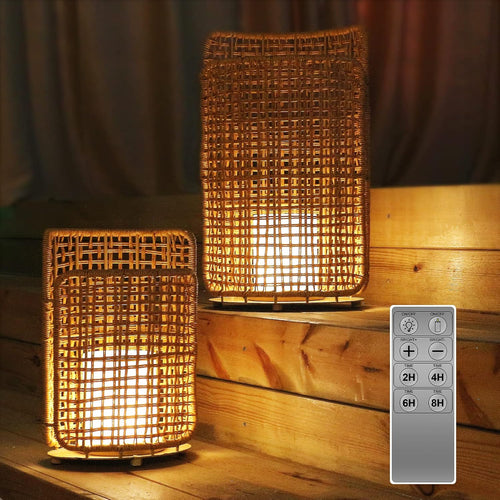 Boho Rattan Decor Light Series