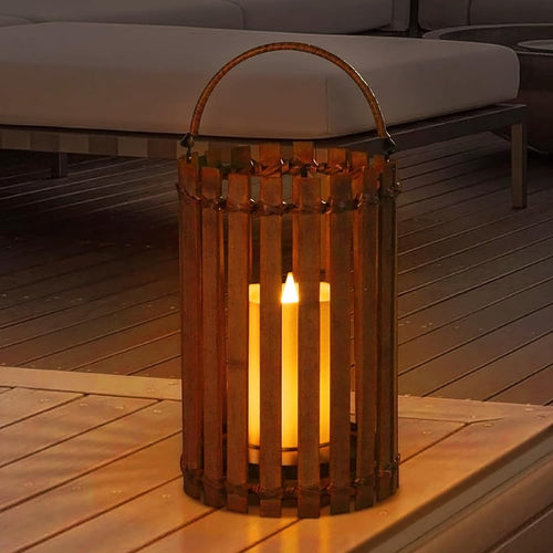 553. Bamboo Candle Lamp
