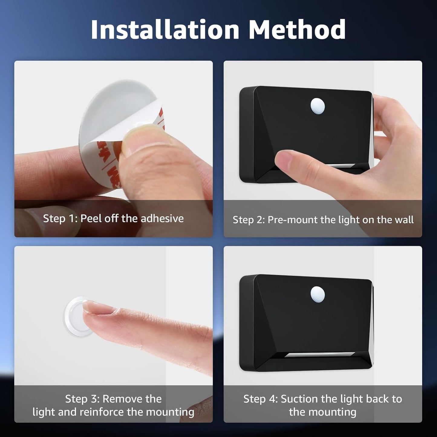 Rechargeable Motion Sensor Wall Light