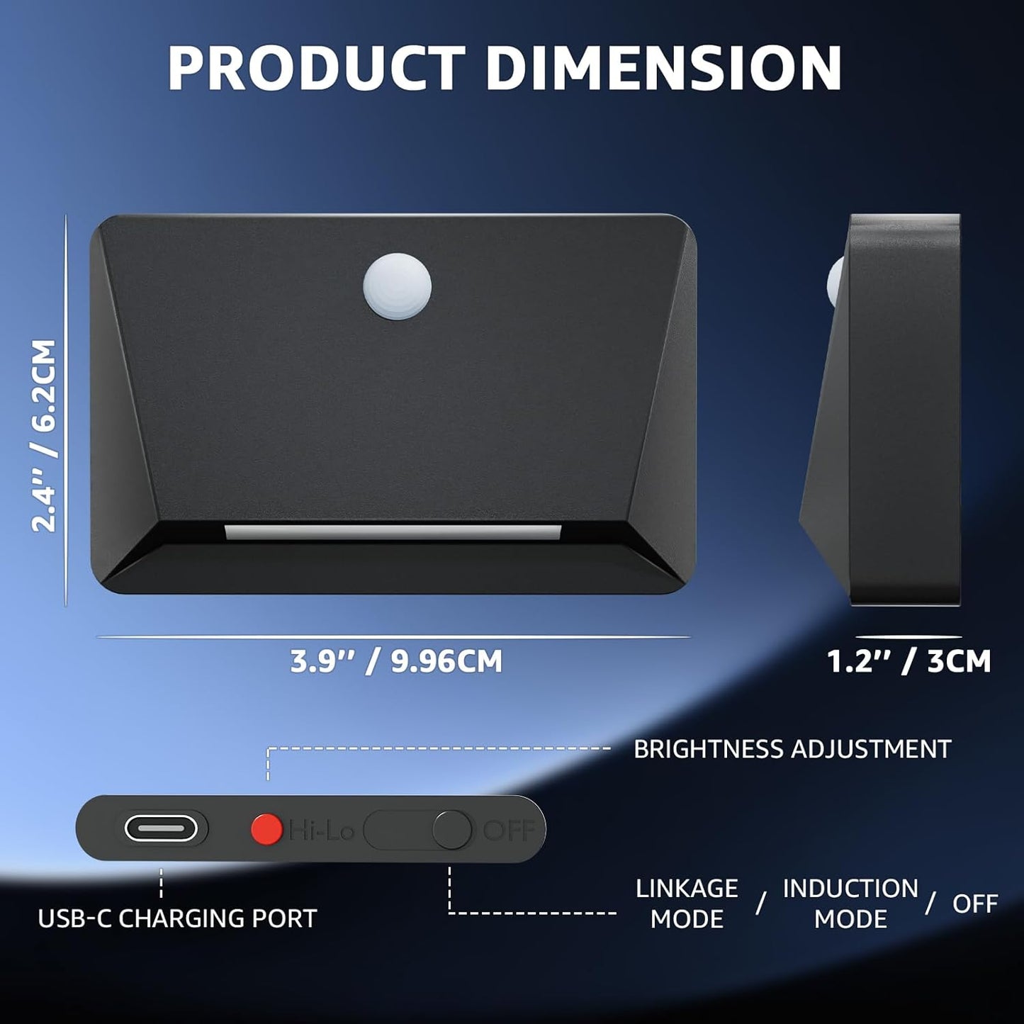 Rechargeable Motion Sensor Wall Light