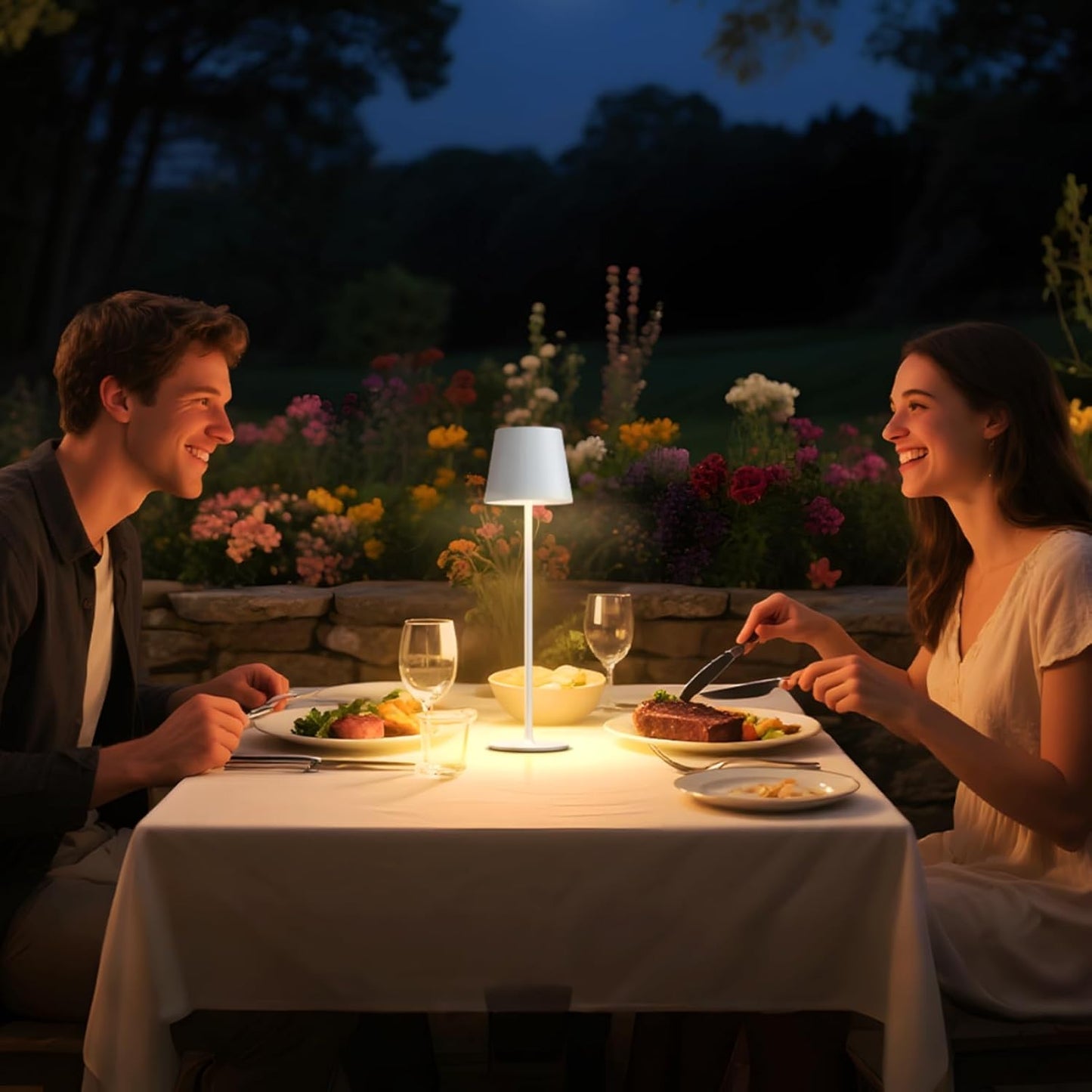 Outdoor&Indoor USB Rechargeable LED Touch Table Lamp