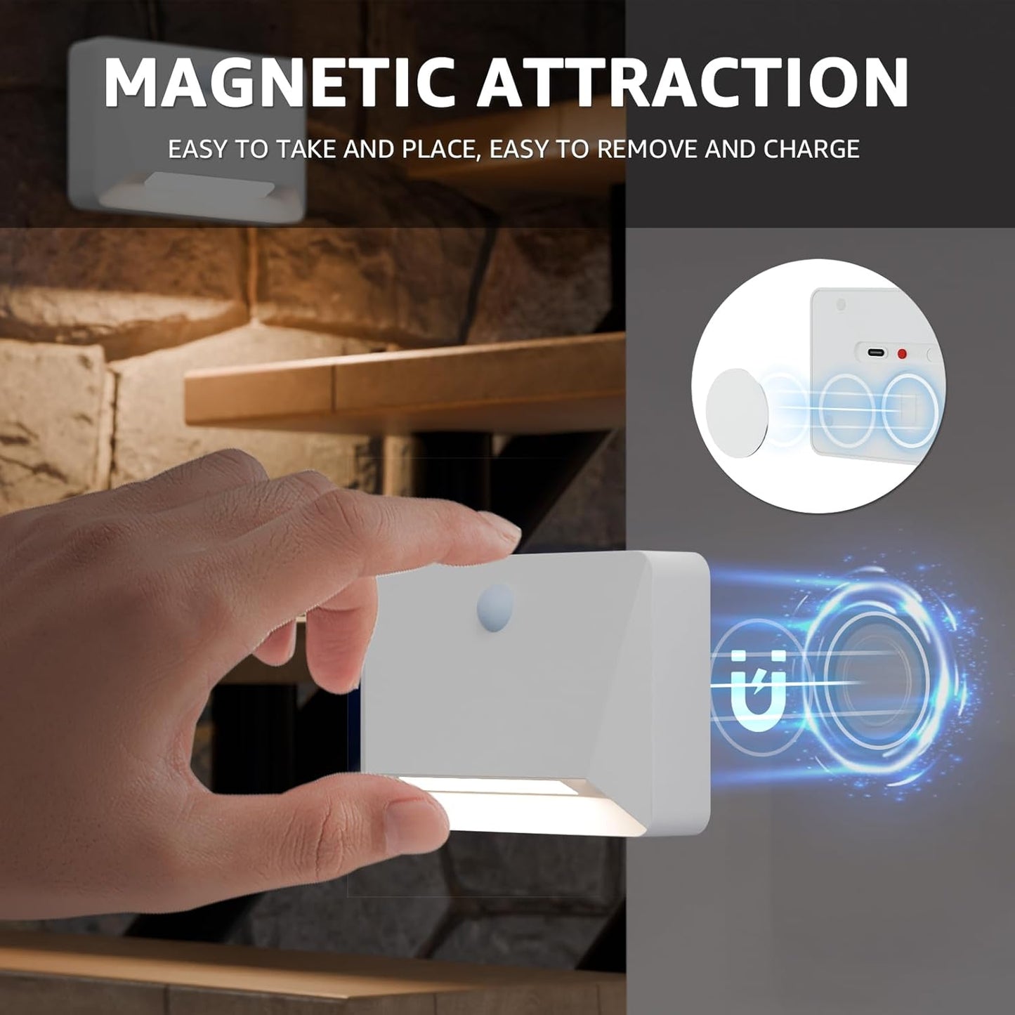 Rechargeable Motion Sensor Wall Light
