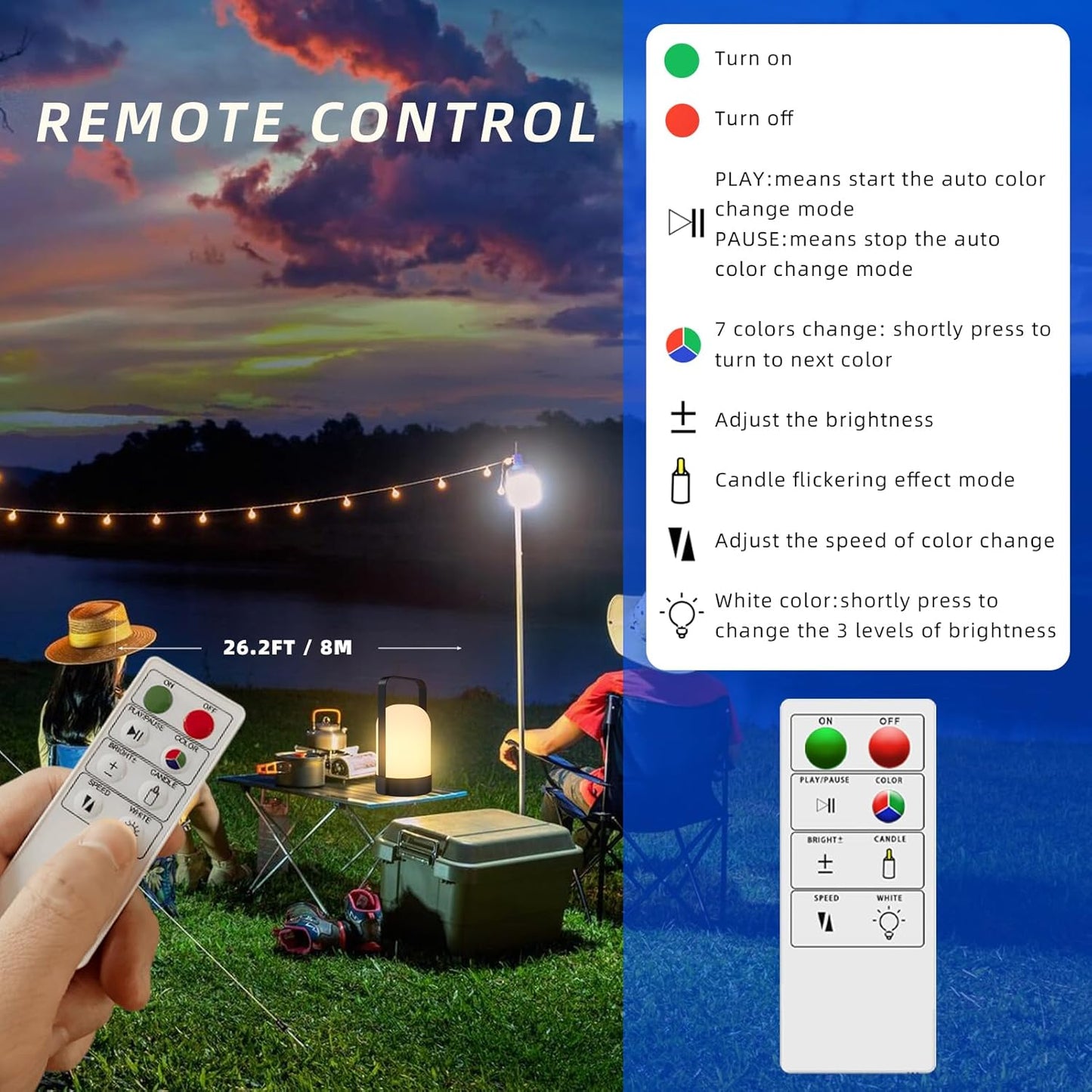 Wireless Dimmable LED Table Lamp with handle