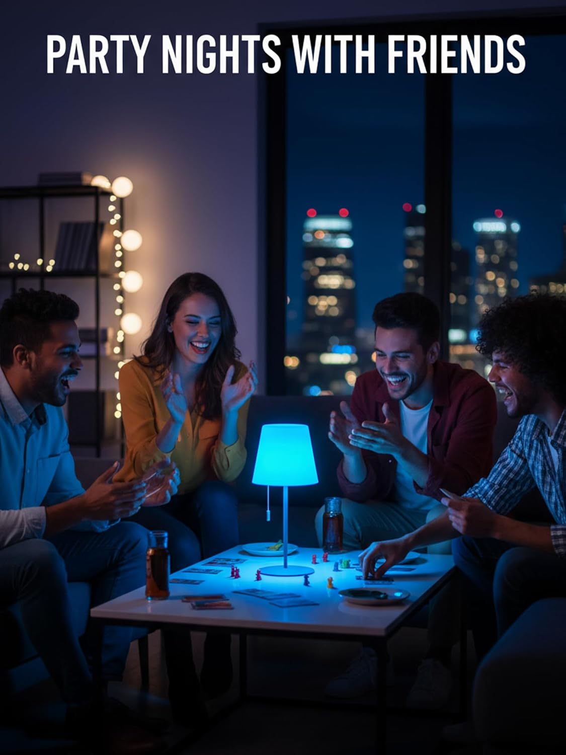 Outdoor Battery Operated Table Lamp for Patio