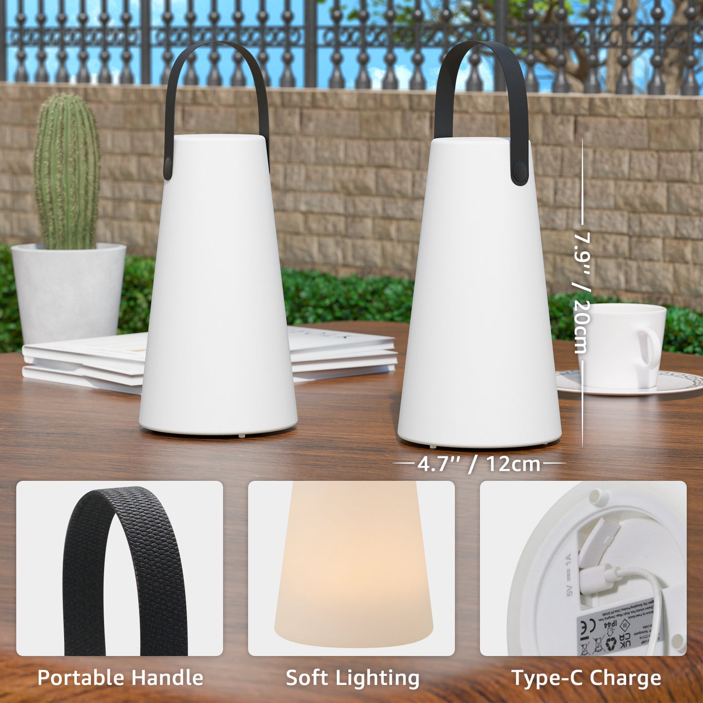 Outdoor&Indoor Portable LED Lantern with strap