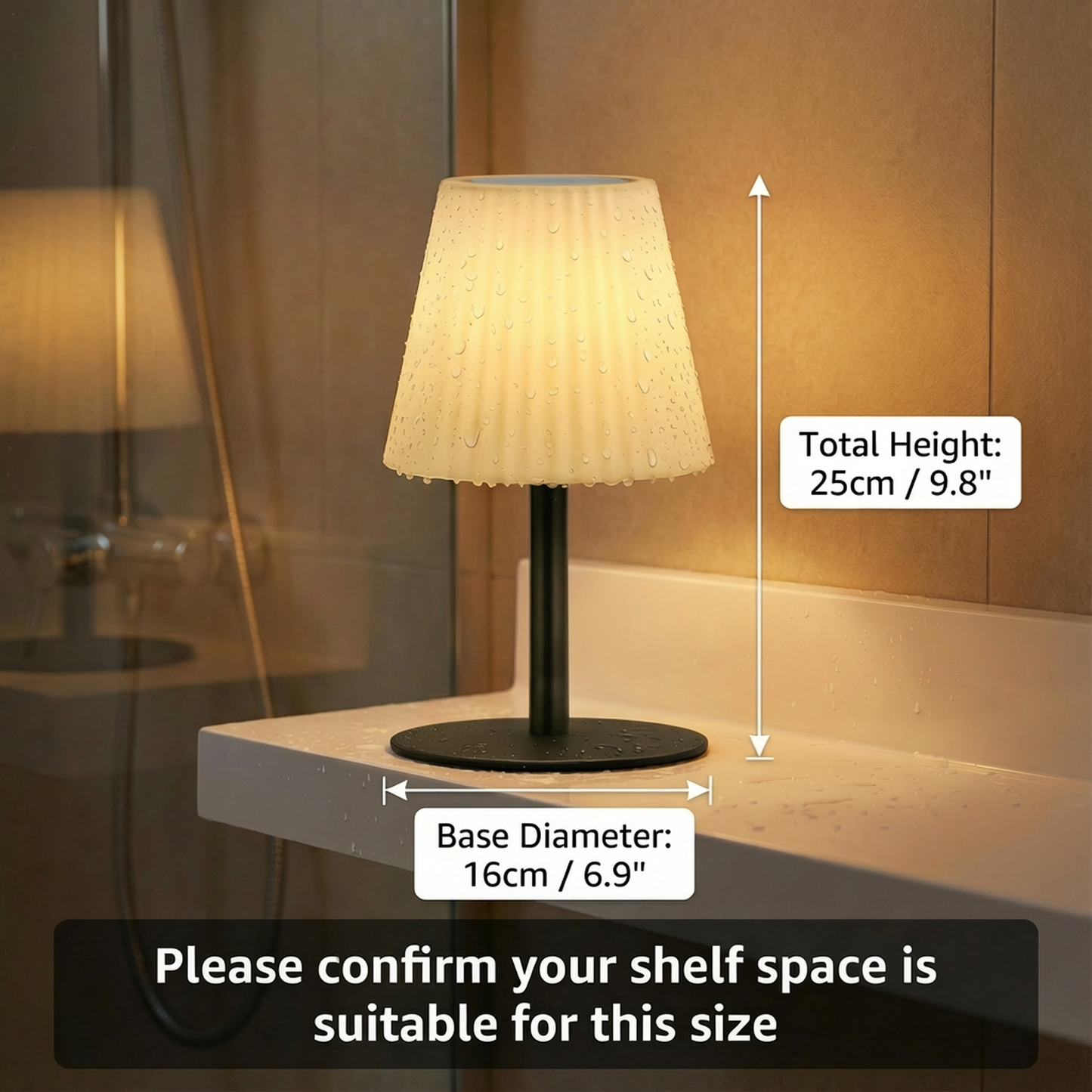 Outdoor IP44 LED Light Speaker with Remote control