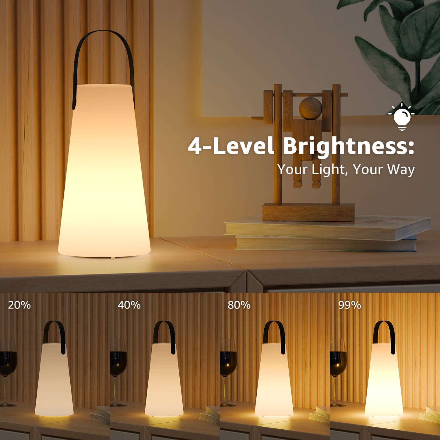 Outdoor&Indoor Portable LED Lantern with strap