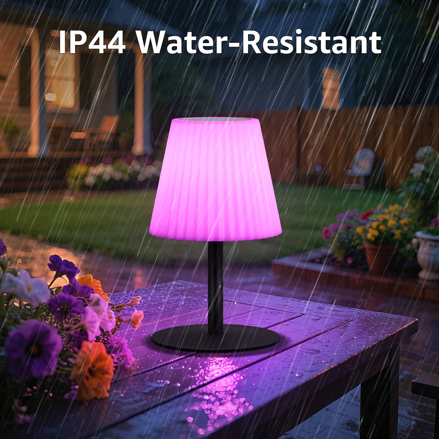 Outdoor IP44 LED Light Speaker with Remote control